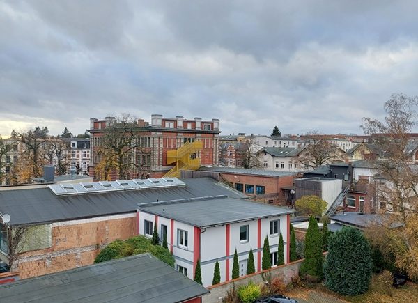 Blick vom Balkon